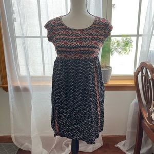Boho embroidered dress